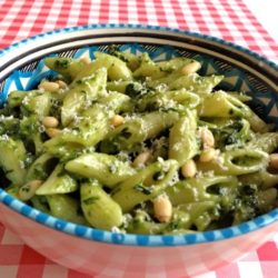 Pasta groene pesto